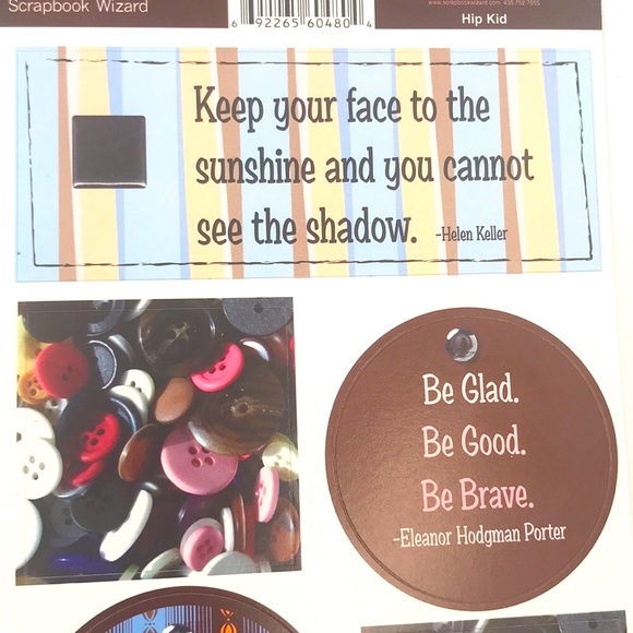 Scrapbook Hip Kid Sticker Set - Picture 2 of 3